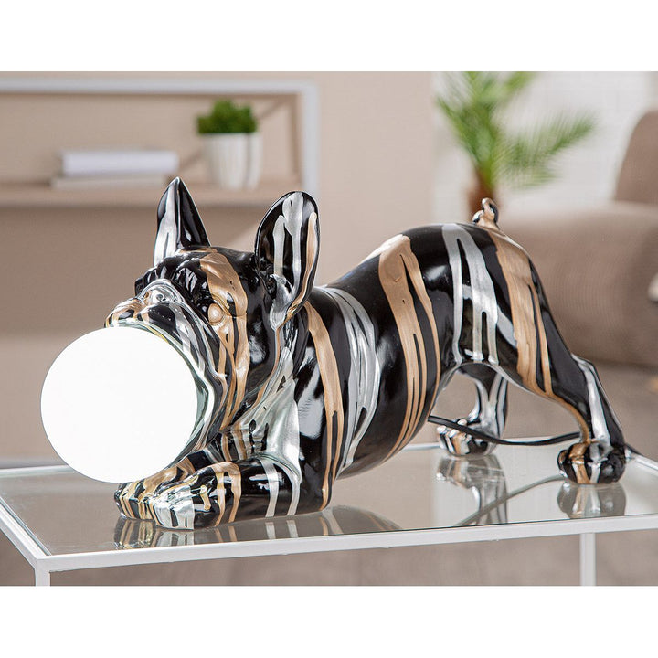 Tischleuchte Bulldogge „Drip“ – Stil trifft auf Charakter