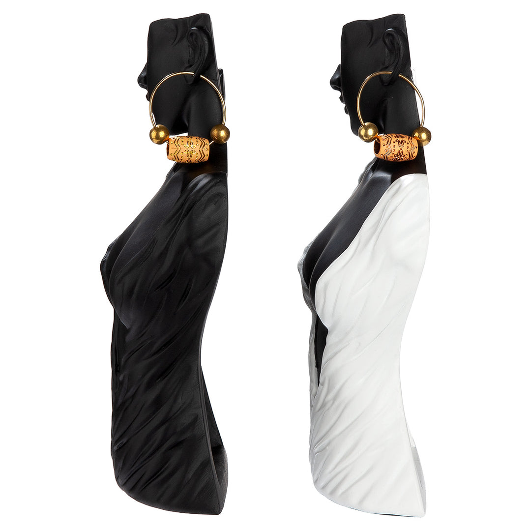 Figur Büste Cleo – elegantes 2er Set moderner Frauenbüsten