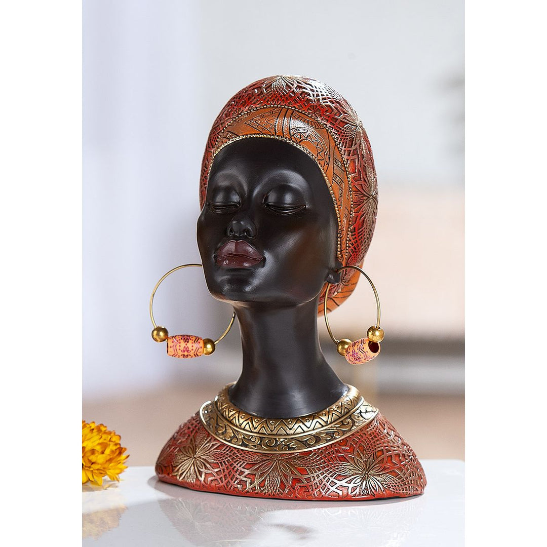 Figur Frau Kiand – kunstvolle Dekofigur mit afrikanischer Eleganz