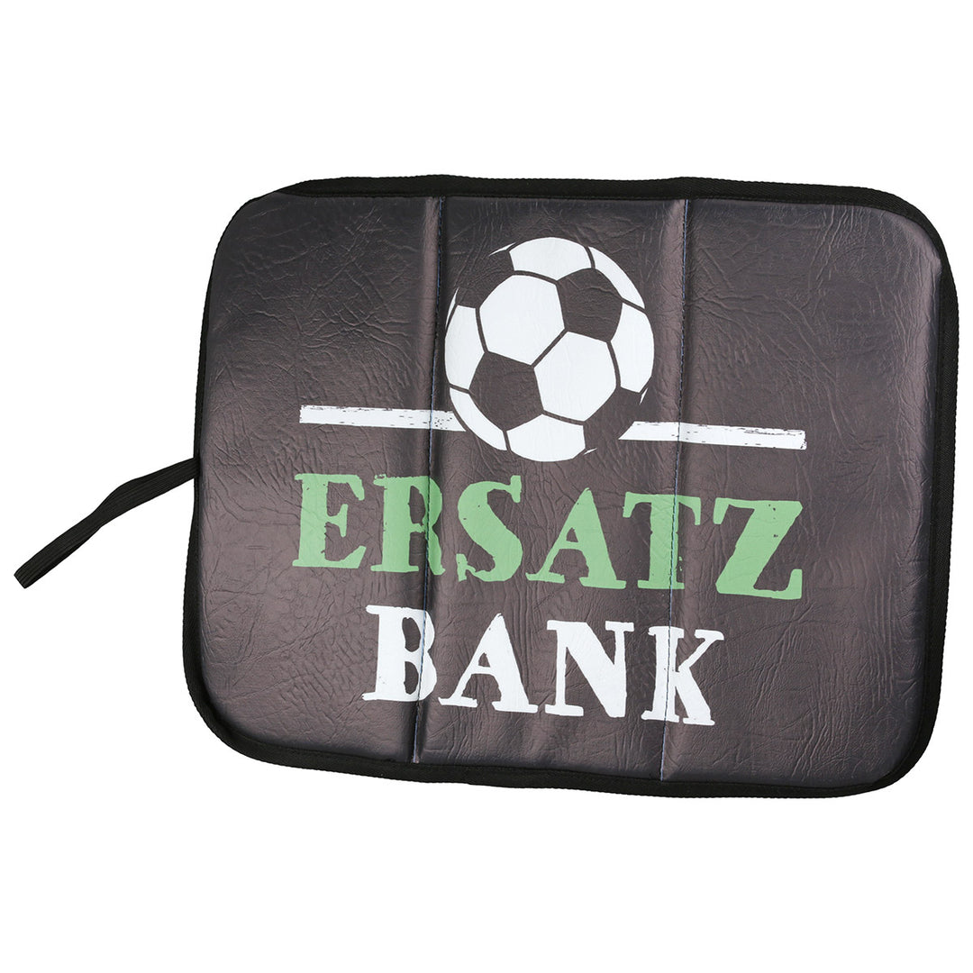 Sitzkissen to go Fußball „Ersatzbank“ – faltbares Stadion Sitzkissen 2er Set