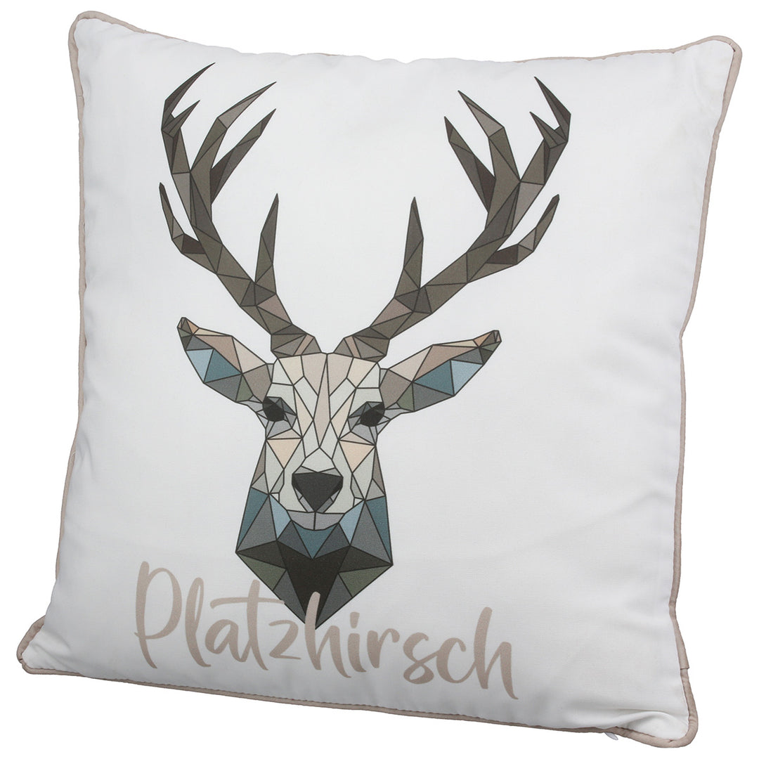 Kissen Othello Platzhirsch Creme 45x45 cm