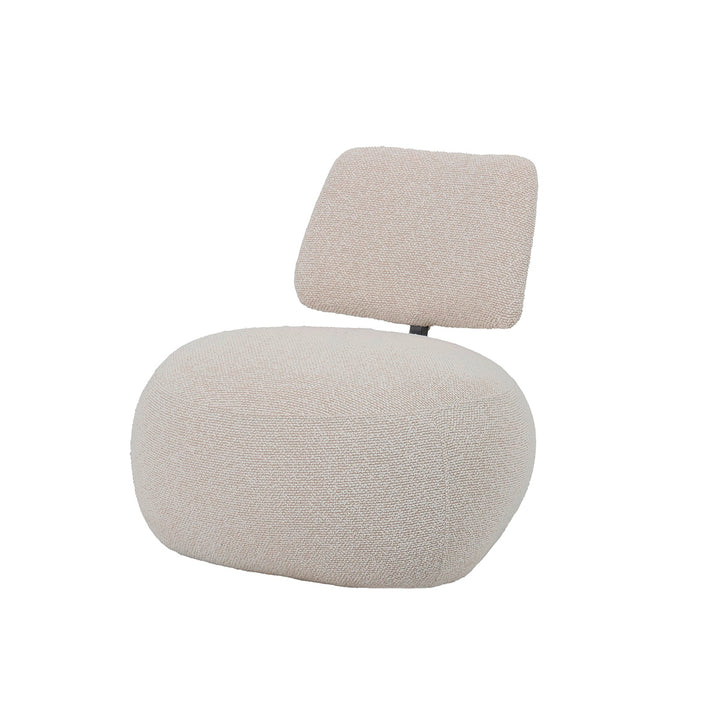 Sessel Altair – moderner Loungesessel in Beige mit strukturierter Oberfläche