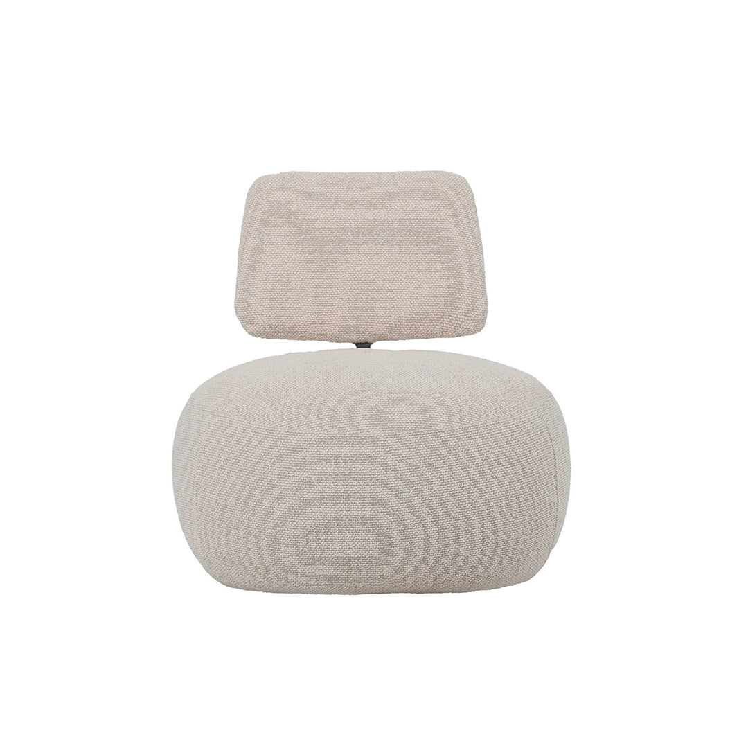 Sessel Altair – moderner Loungesessel in Beige mit strukturierter Oberfläche
