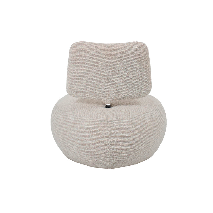 Sessel Altair – moderner Loungesessel in Beige mit strukturierter Oberfläche