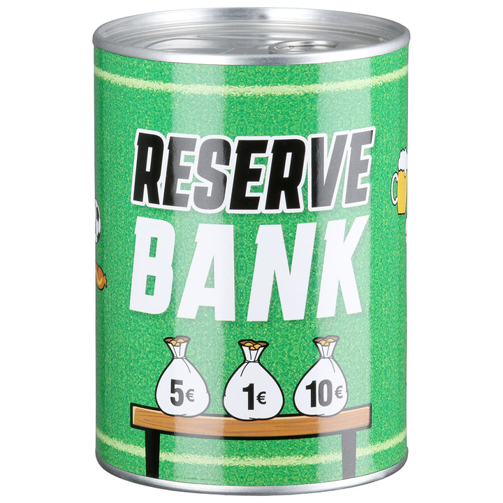 Spardose Fußball „Reservebank“ – 2er Set Spardosen aus Metall