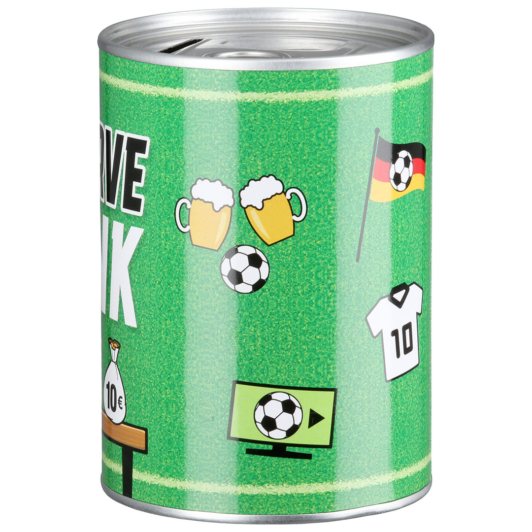 Spardose Fußball „Reservebank“ – 2er Set Spardosen aus Metall
