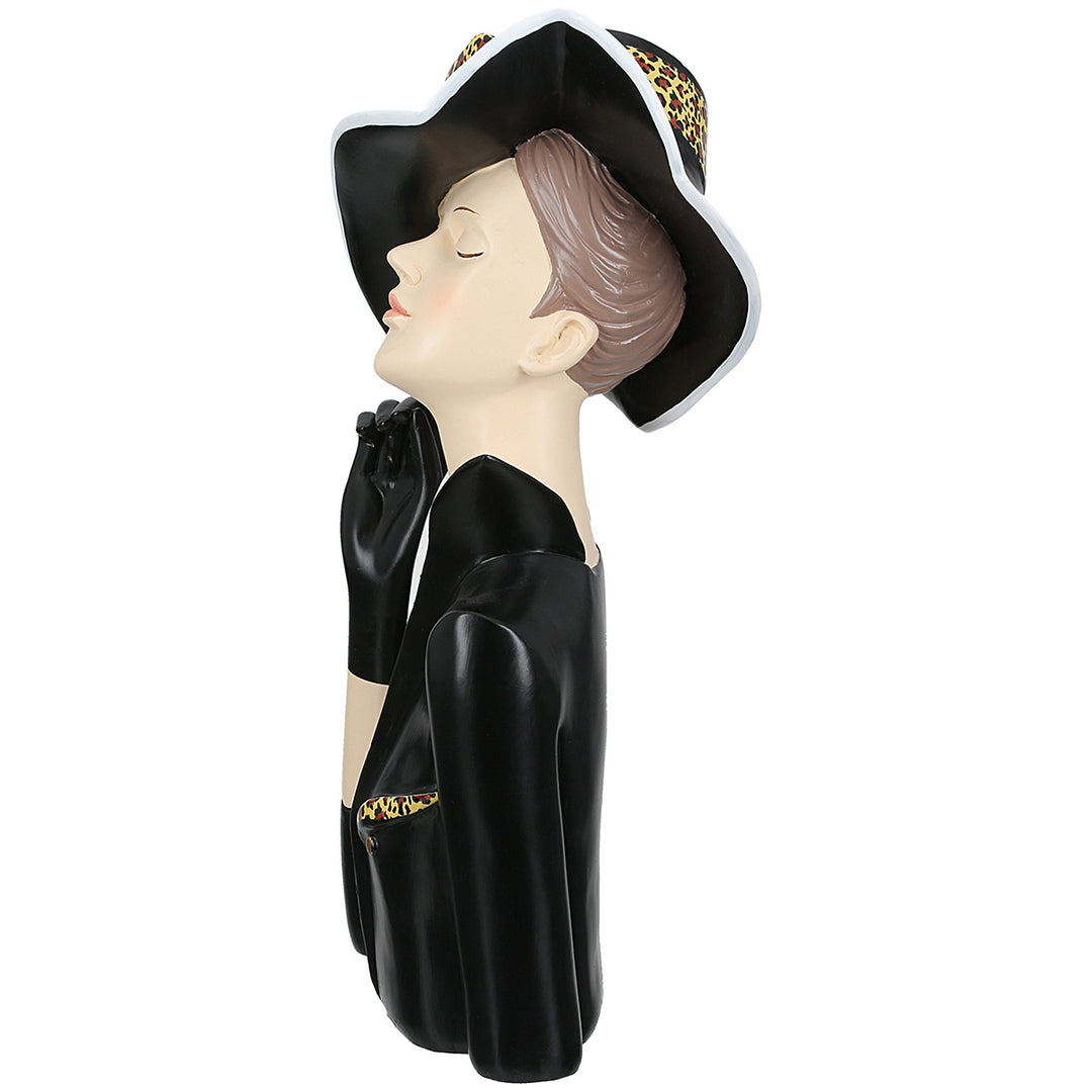 Figur Frau Lady Leopard – elegante Modefigur mit stilvollem Leopardenlook