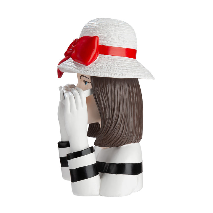 Figur Frau Lady Sophie – stilvolle Dekofigur mit Sonnenbrille und Hut