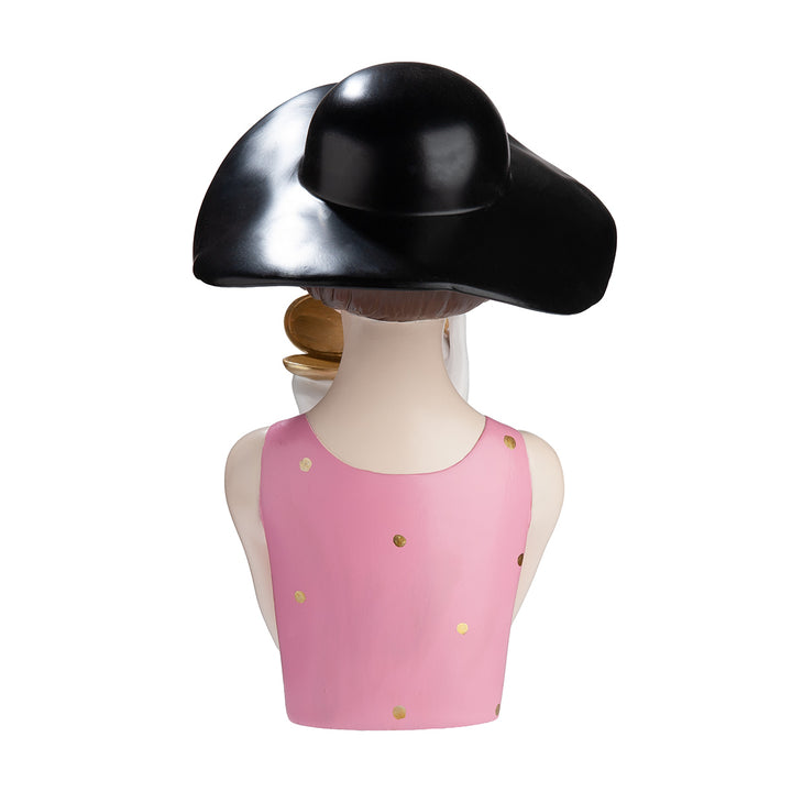 Figur Lady Amélie – elegante Damenfigur mit Lippenstift und Spiegel