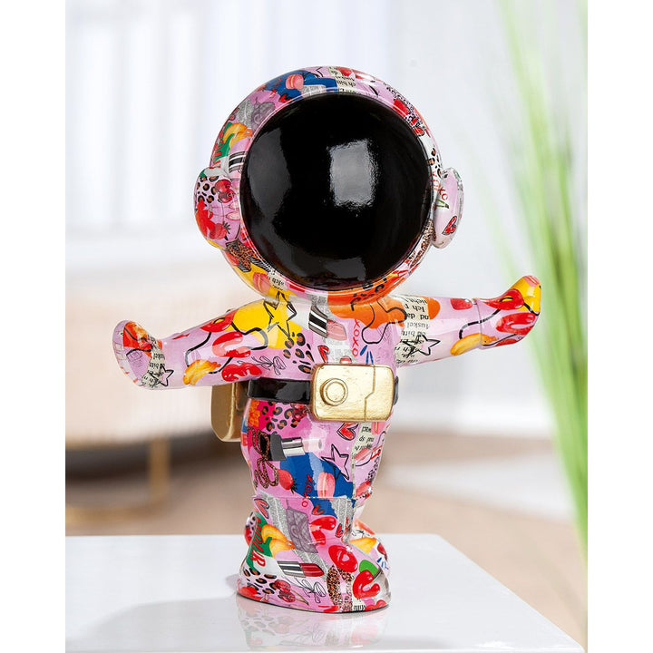Figur Astronaut OOH LALA – moderne Dekofigur aus Kunstharz im Pop Art Design