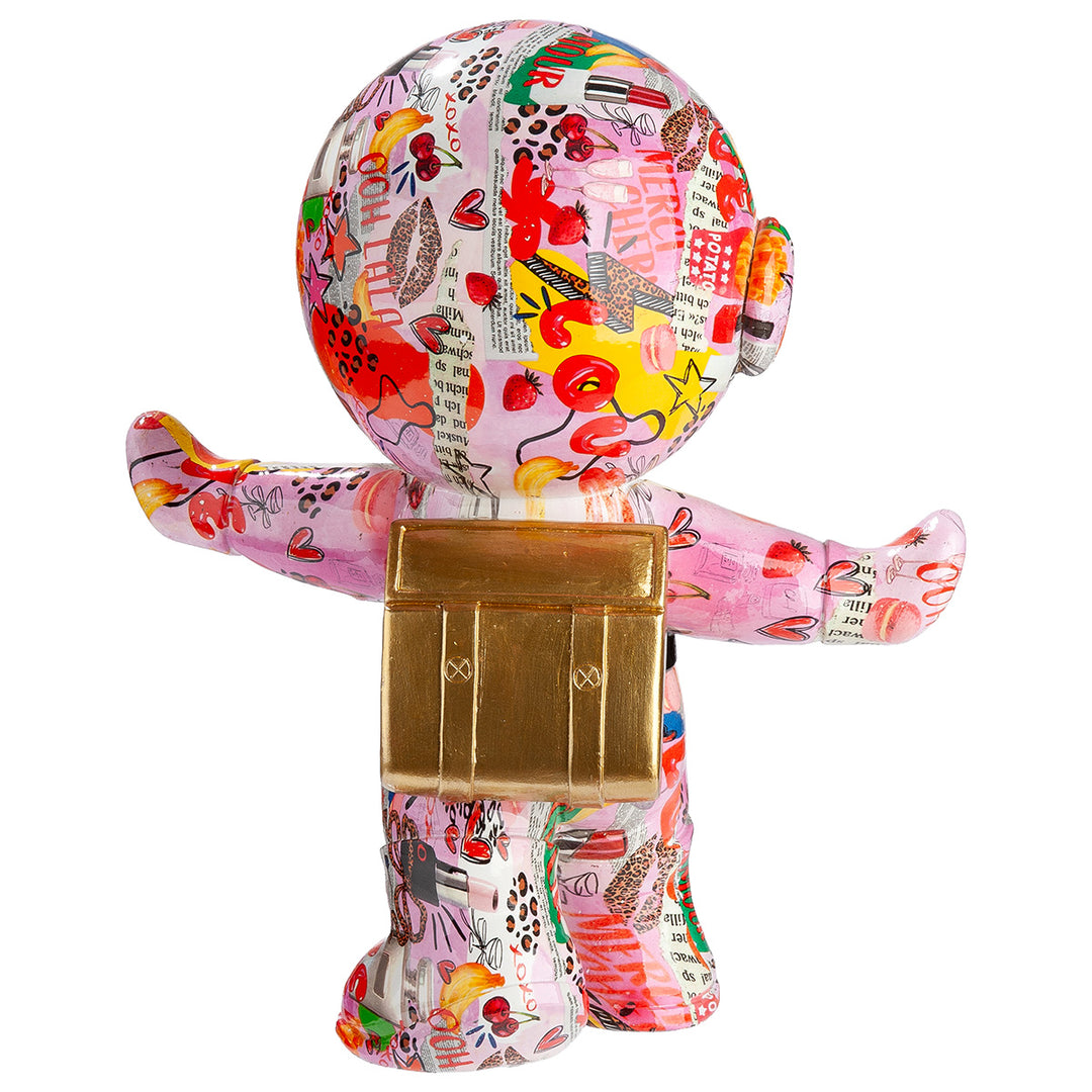 Figur Astronaut OOH LALA – moderne Dekofigur aus Kunstharz im Pop Art Design