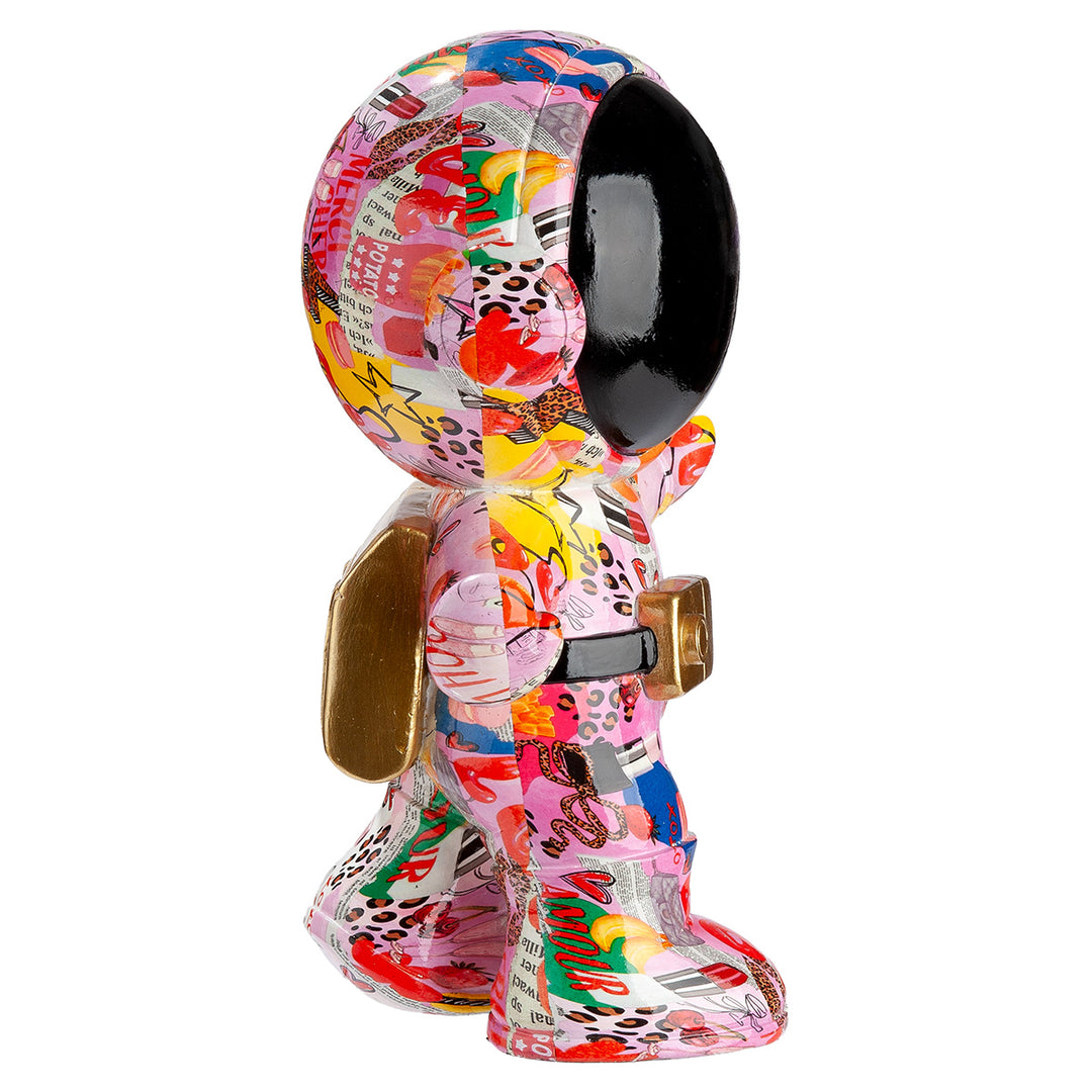 Figur Astronaut OOH LALA – moderne Dekofigur aus Kunstharz im Pop Art Design