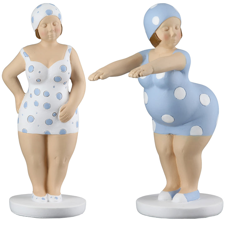 Figur Badenixe Becky – maritime Dekofigur im 2er Set