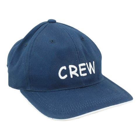 Cap Crew Marine – maritime Baseball Cap aus Baumwolle mit weißer Stickerei