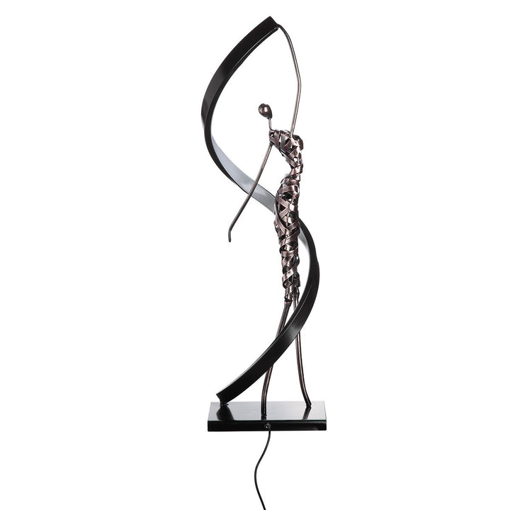 Tischleuchte Essence – moderne LED Designleuchte aus Eisen in Schwarz und Bronzeoptik