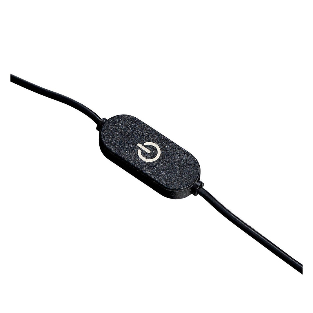 Tischleuchte Essence – moderne LED Designleuchte aus Eisen in Schwarz und Bronzeoptik
