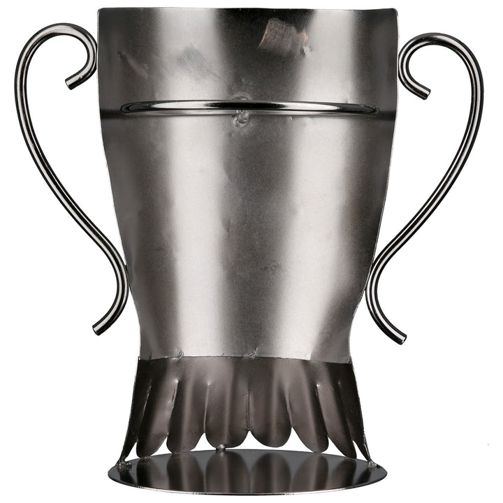 Flaschenhalter Pokal „Trophy“ – dekorativer Weinflaschenhalter aus Metall in Pokalform