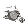 Flaschenhalter „Motorrad“ – mit Weinglashalterung, aus Metall
