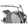 Flaschenhalter „Motorrad“ – mit Weinglashalterung, aus Metall