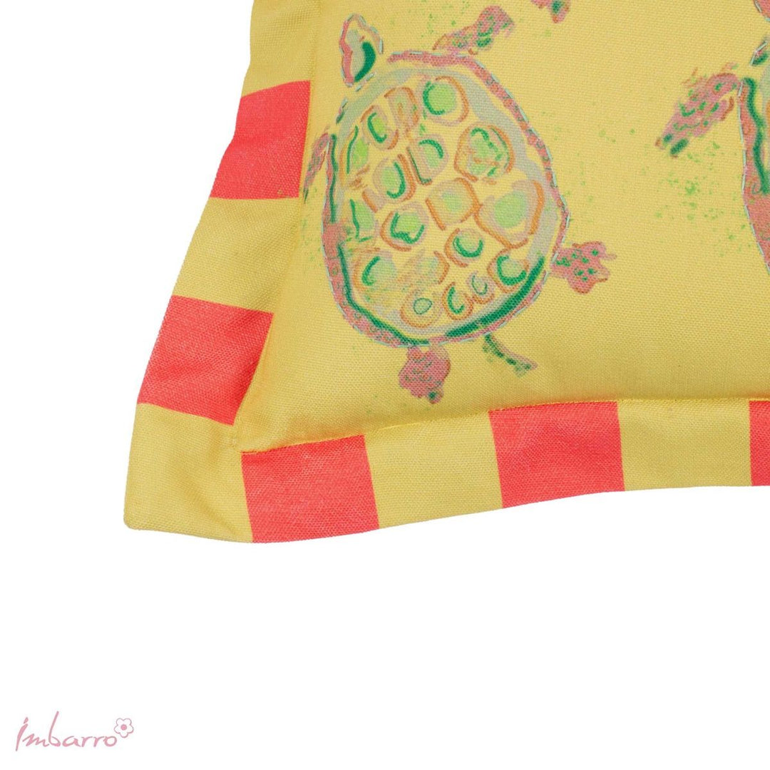 Kissen Turtles – nachhaltiges Outdoor Kissen mit Schildkröten Design aus recyceltem Material