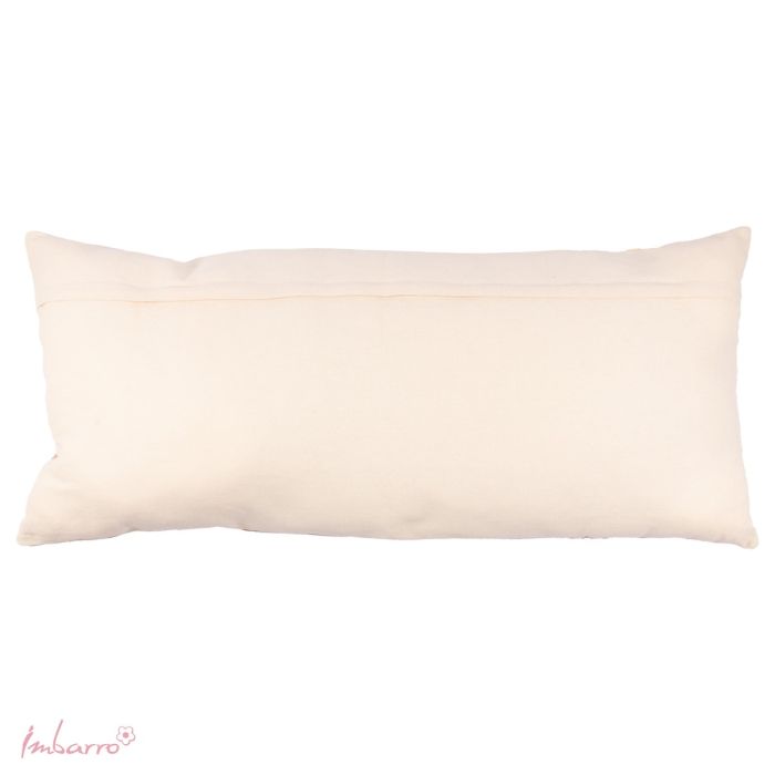 Kissen Majesty – luxuriöses Baumwollkissen mit Pfauenmotiv und floralen Stickereien