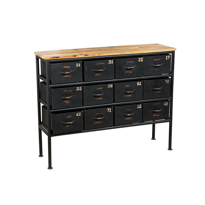 Kommode „Numero“ – Industrial Design mit Charakter