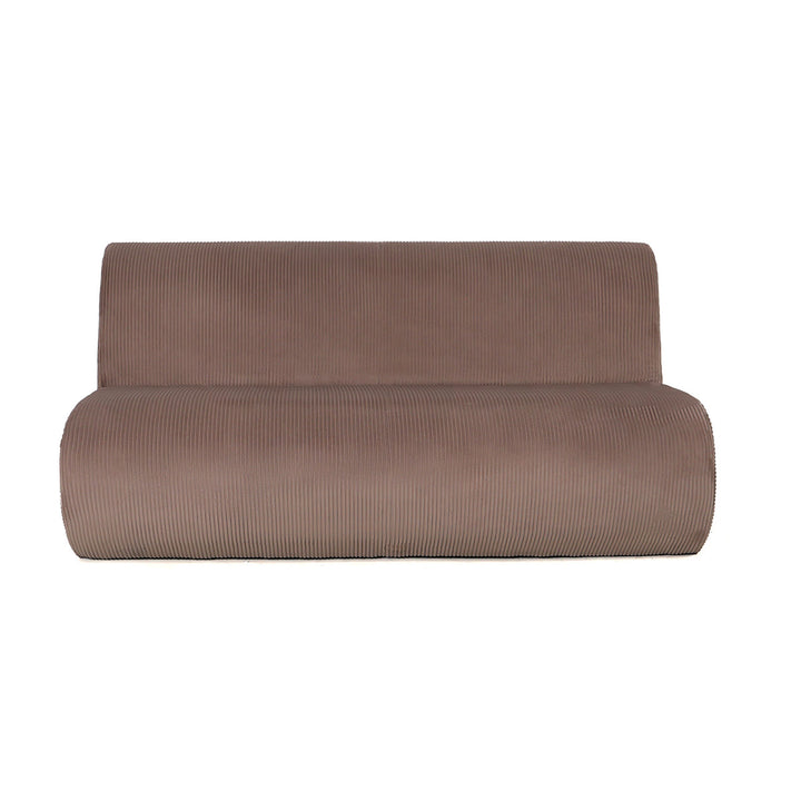 Sofa Poltrana – modernes Design Sofa in Beige Taupe mit strukturierter Oberfläche