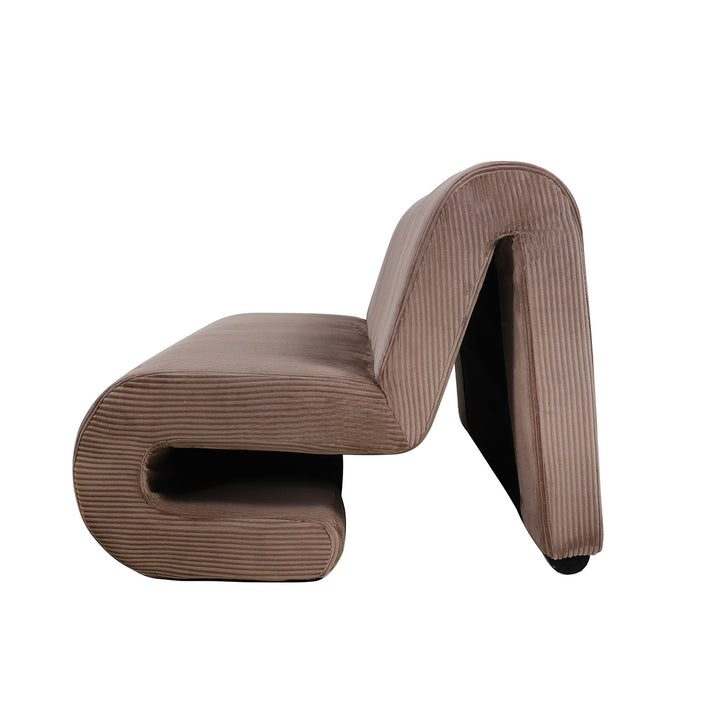 Sofa Poltrana – modernes Design Sofa in Beige Taupe mit strukturierter Oberfläche