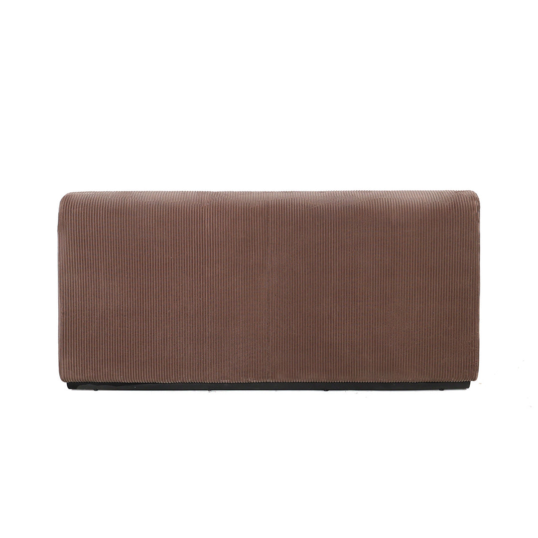 Sofa Poltrana – modernes Design Sofa in Beige Taupe mit strukturierter Oberfläche