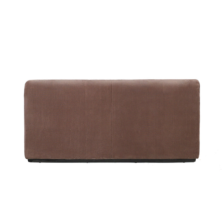 Sofa Poltrana – modernes Design Sofa in Beige Taupe mit strukturierter Oberfläche
