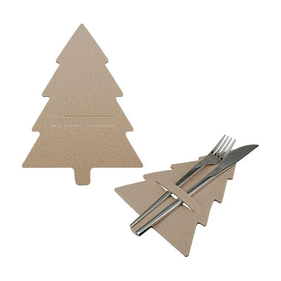 6er Set Bestecktäschchen "Tannenbaum" - Luxurelle-Shop