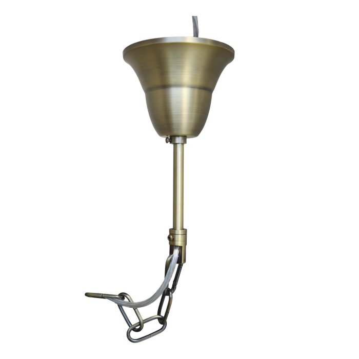 Versailles Kronleuchter – eleganter Kristall Kronleuchter in Antique Messing 55 cm