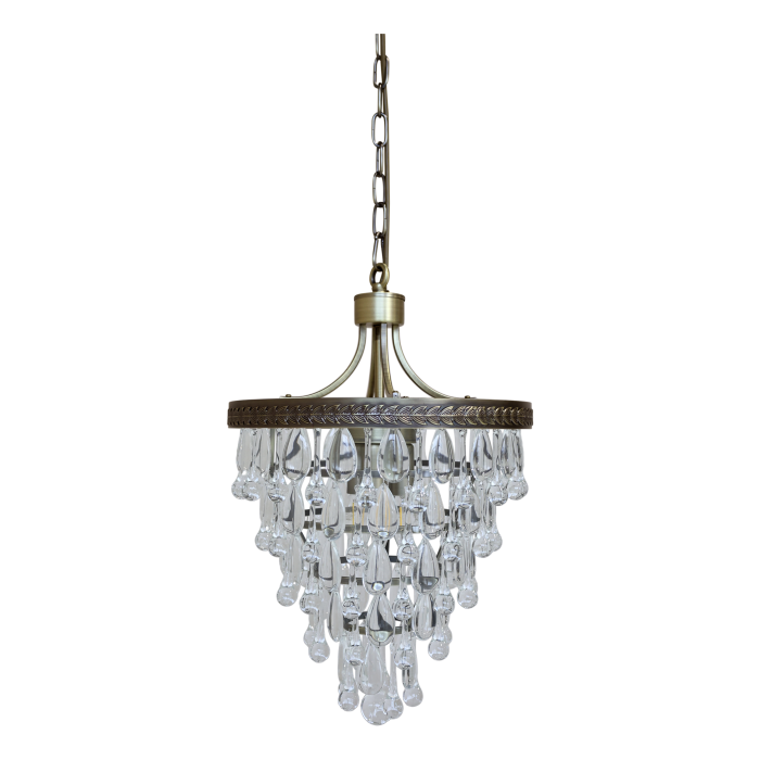 Versailles Kronleuchter – eleganter Kristall Kronleuchter in Antique Messing