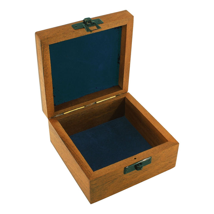 Holzbox mit Anker Gravur – maritime Aufbewahrungsbox aus Akazienholz
