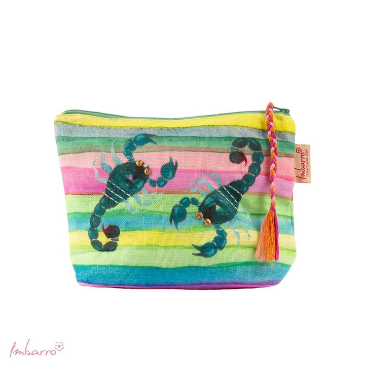 Kosmetiktasche Blossom – farbenfrohe Kosmetiktasche aus 100 Prozent Baumwolle in 9 einzigartigen Designs