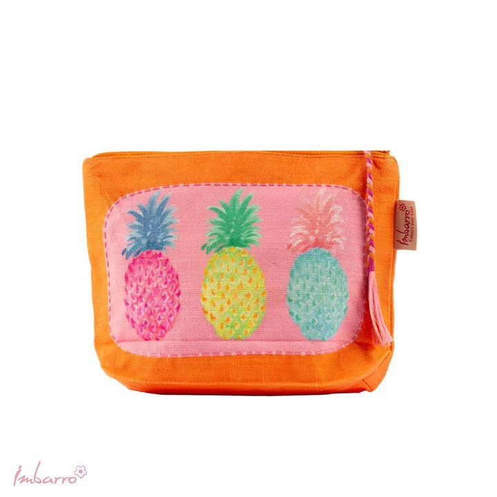 Kosmetiktasche Blossom – farbenfrohe Kosmetiktasche aus 100 Prozent Baumwolle in 9 einzigartigen Designs
