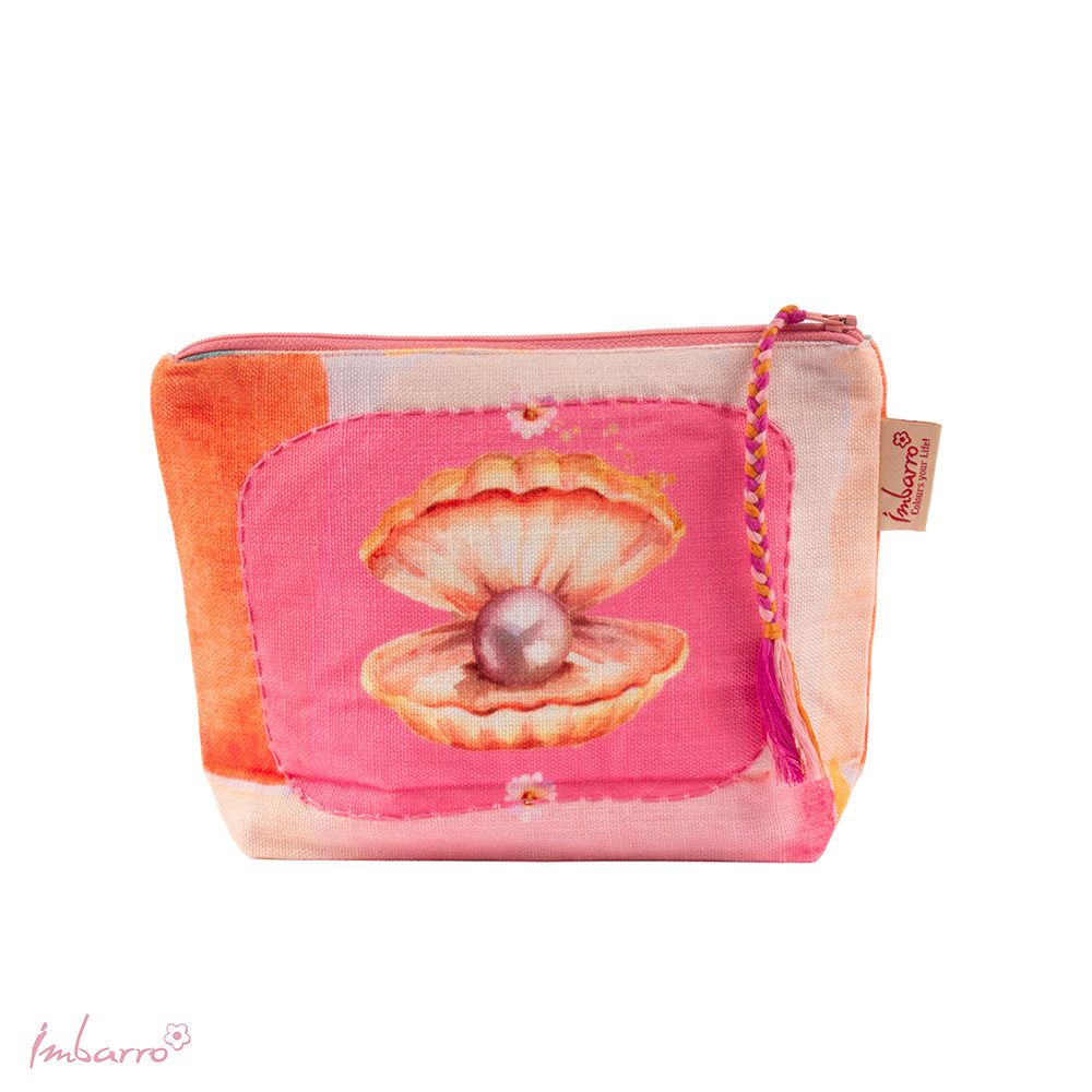 Kosmetiktasche Blossom – farbenfrohe Kosmetiktasche aus 100 Prozent Baumwolle in 9 einzigartigen Designs