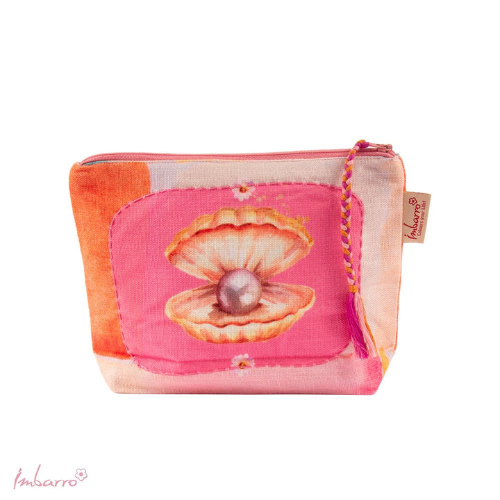 Kosmetiktasche Blossom – farbenfrohe Kosmetiktasche aus 100 Prozent Baumwolle in 9 einzigartigen Designs