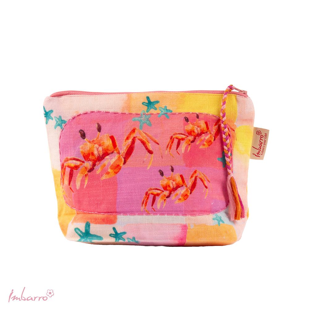 Kosmetiktasche Blossom – farbenfrohe Kosmetiktasche aus 100 Prozent Baumwolle in 9 einzigartigen Designs