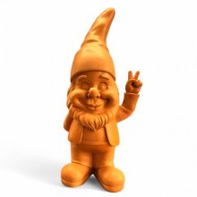 Zwerg Victory – moderne Dekofigur aus Kunstharz, 37 cm, in 6 Farben