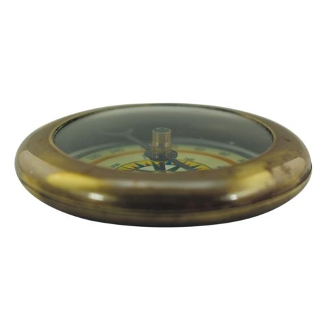 Kompass Antik – dekorativer Mini Kompass aus Messing im Vintage Stil