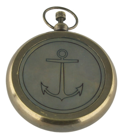 Kompass Antik mit Ring – maritimer Messing Kompass im klassischen Vintage Design