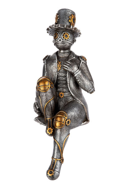 Kantensitzerfigur, "Tin man", Mannmotiv 2tlg.