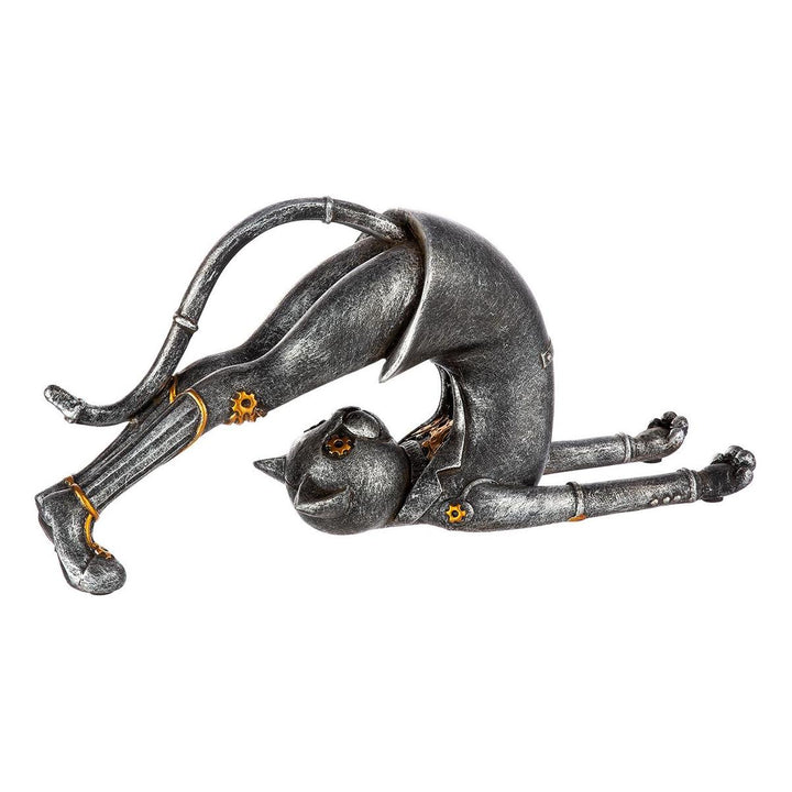 Figur, Katze, "Yoga Katzen", Kunstharz 3tlg.