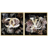 Diamant d`Art Collection Wandbild Luxus Flowers in 2 Varianten