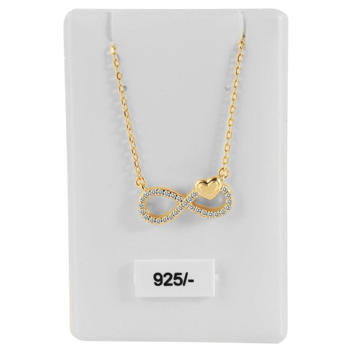 925/- Echt Silber Halskette Unendliche Liebe in 3 Farben - Luxurelle-Shop