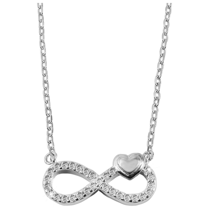 925/- Echt Silber Halskette Unendliche Liebe in 3 Farben - Luxurelle-Shop