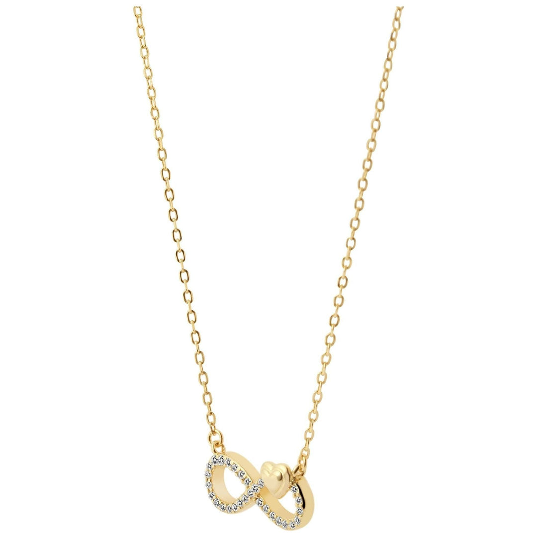925/- Echt Silber Halskette Unendliche Liebe in 3 Farben - Luxurelle-Shop