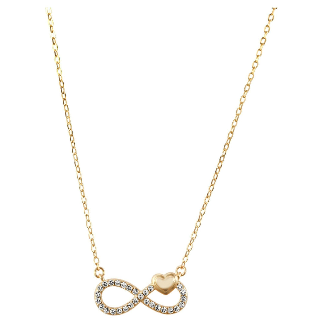 925/- Echt Silber Halskette Unendliche Liebe in 3 Farben - Luxurelle-Shop