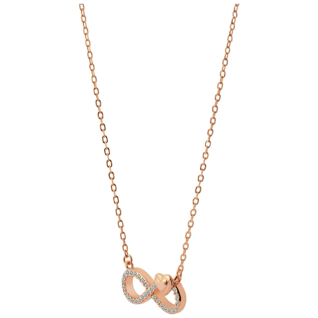 925/- Echt Silber Halskette Unendliche Liebe in 3 Farben - Luxurelle-Shop